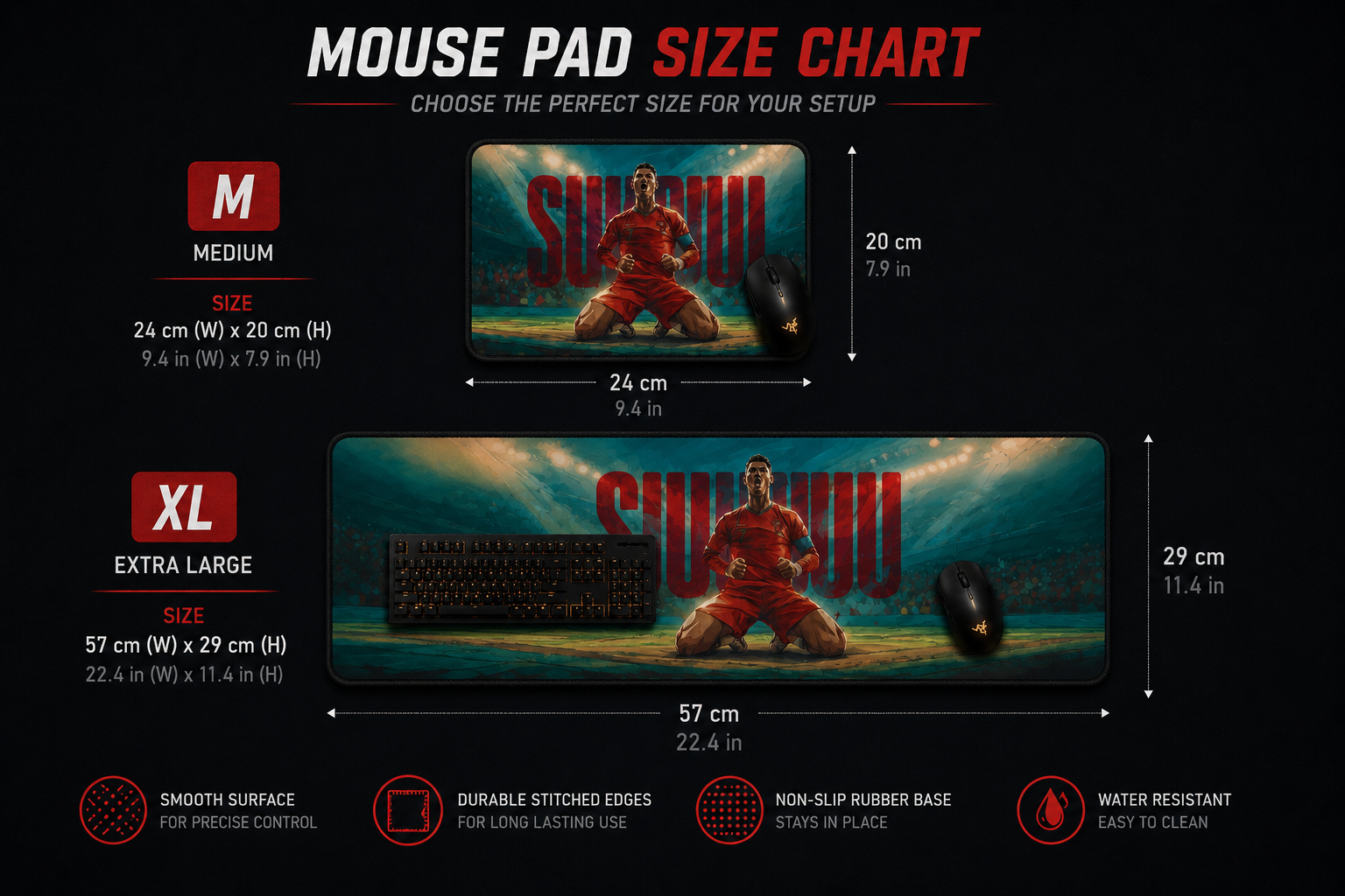 Mouse Pad Size Guide